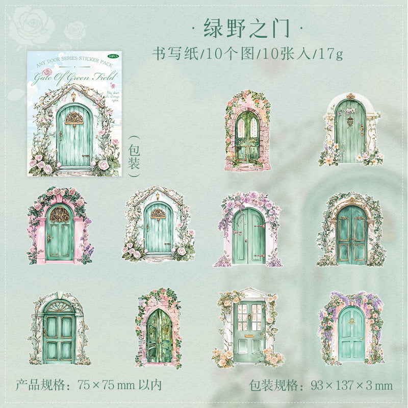 Journal hard card sticker packs