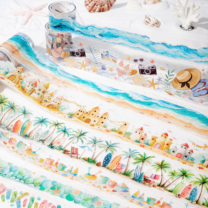 Journal PET tape (Sea) 30/50mm*2m/roll, 2 rolls/pack