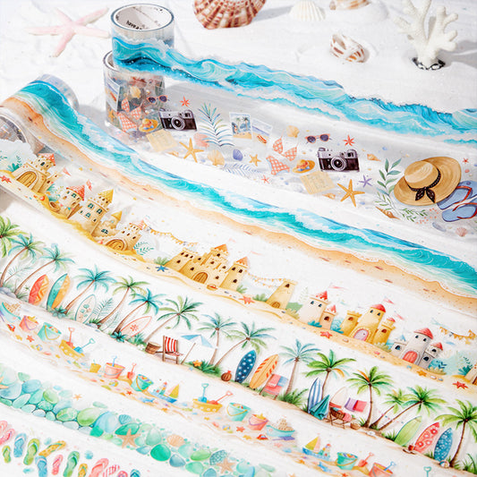 Journal PET tape (Sea) 30/50mm*2m/roll, 2 rolls/pack