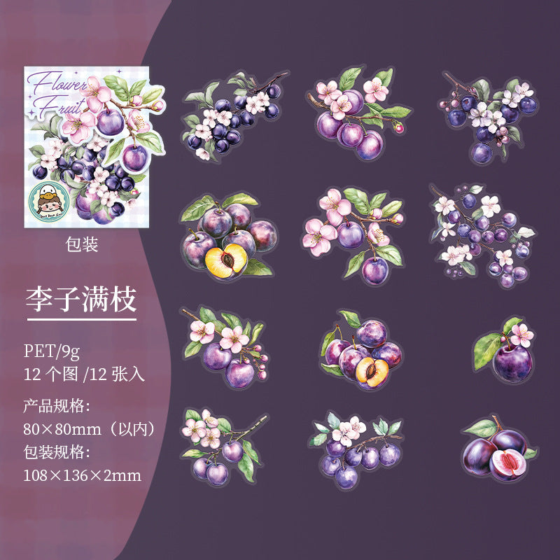 Journal sticker packs (Fruit)