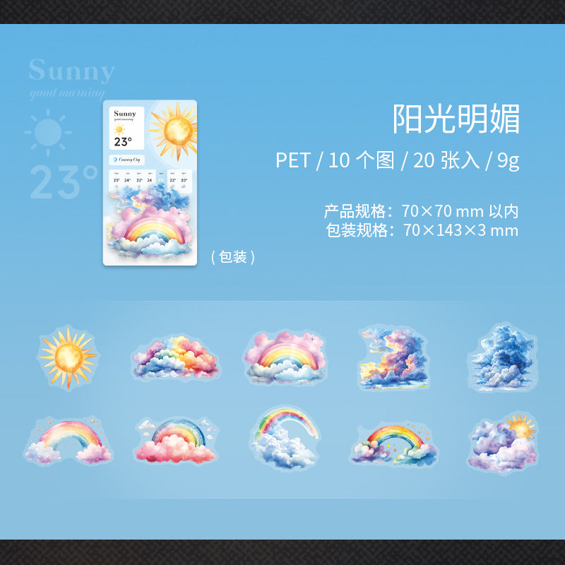 Journal sticker packs (meteorology)