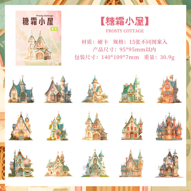 Journal hard card sticker packs