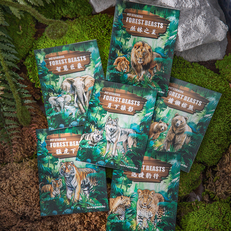 Journal sticker packs (Jungle Beast)