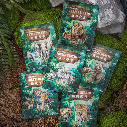 Journal sticker packs (Jungle Beast)