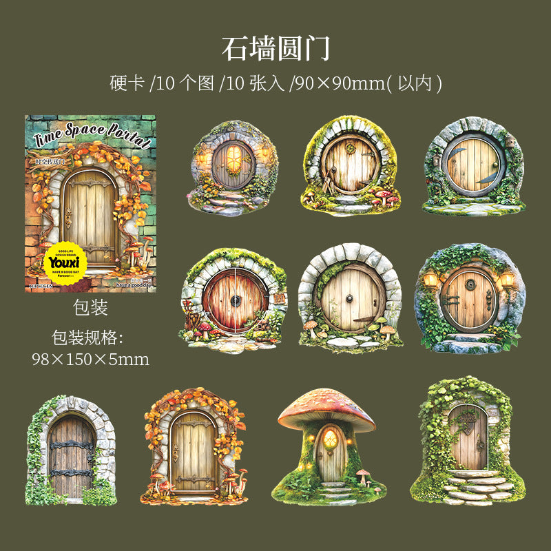 Journal hard card sticker packs