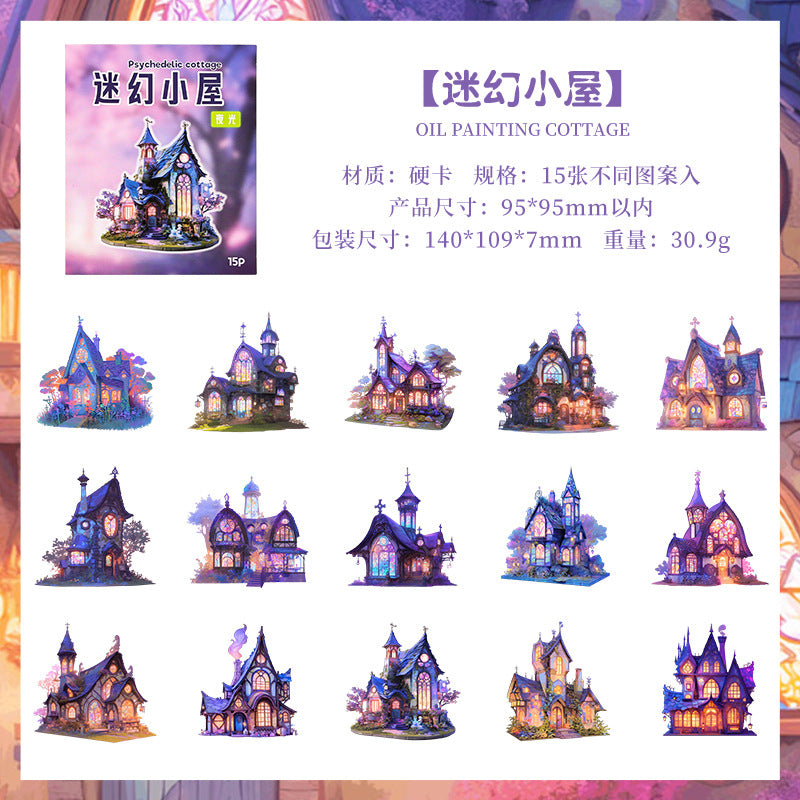 Journal hard card sticker packs