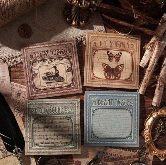 Retro journal paper packs