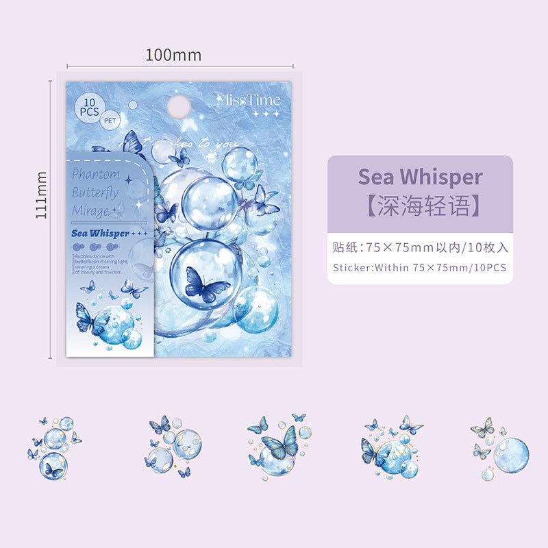 Journal sticker packs (Butterfly Bubble)