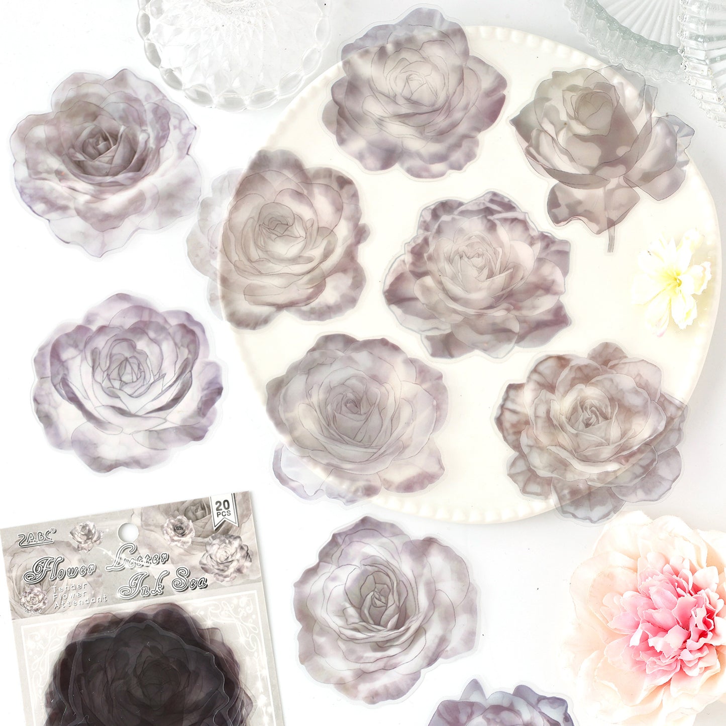 Journal PET sticker packs (20 pcs/pack)