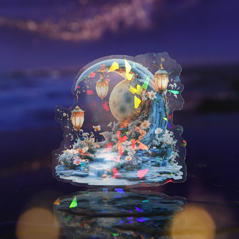 Journal shell light PET sticker packs (Sea theme)