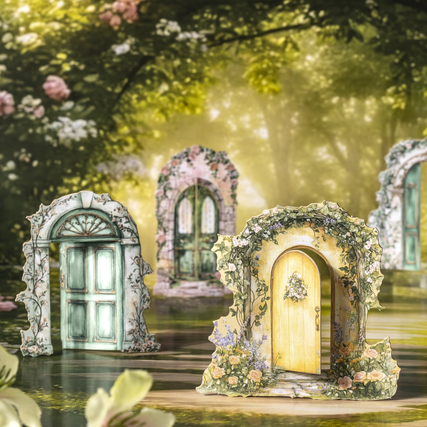 Journal hard card sticker packs