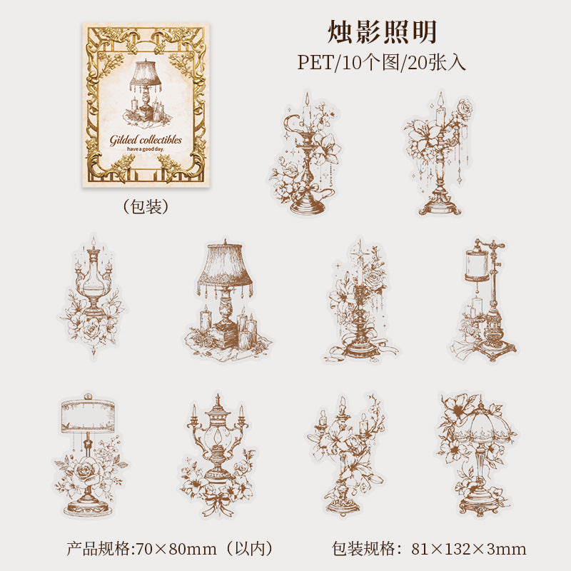 Journal PET sticker packs (20 pcs/pack)