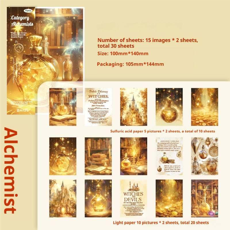 Journal paper packs (magic) 30 sheets/pack