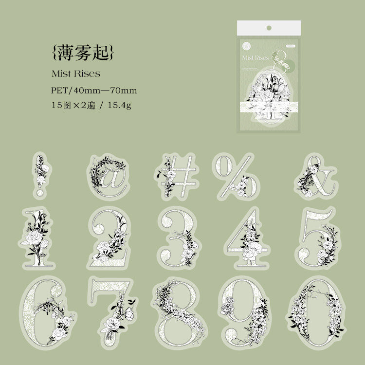 Journal PET sticker packs (30pcs/pack)