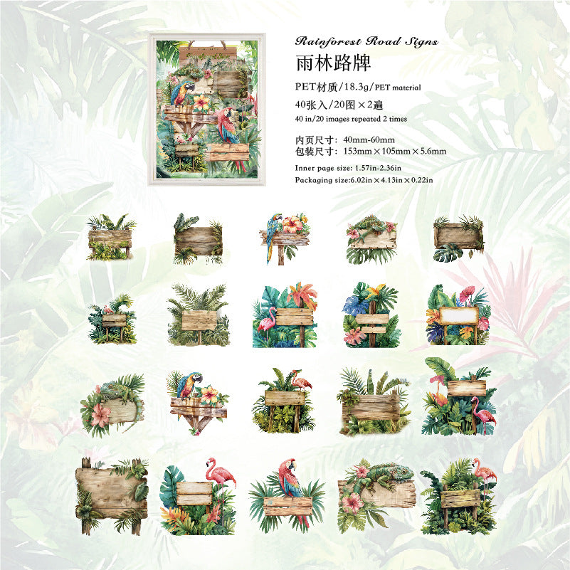 Journal PET sticker packs