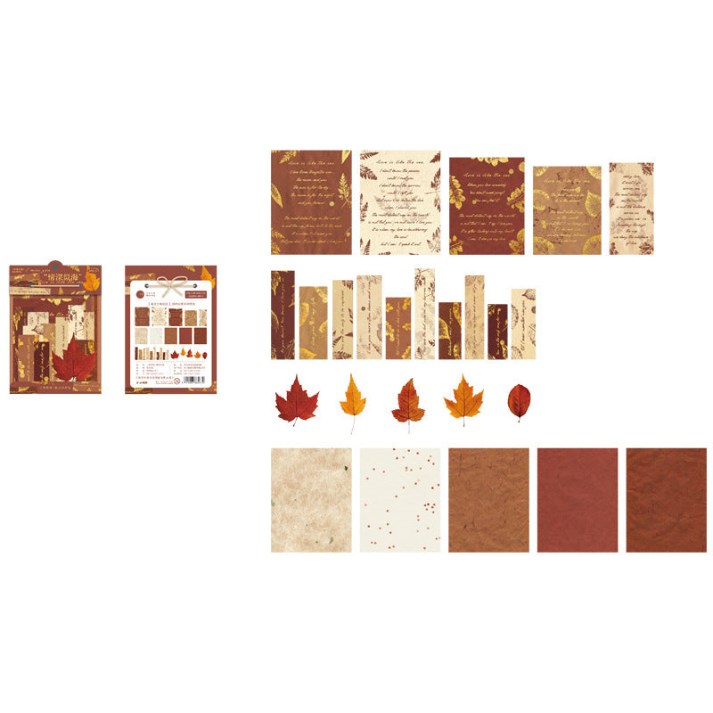 Retro journal material packs