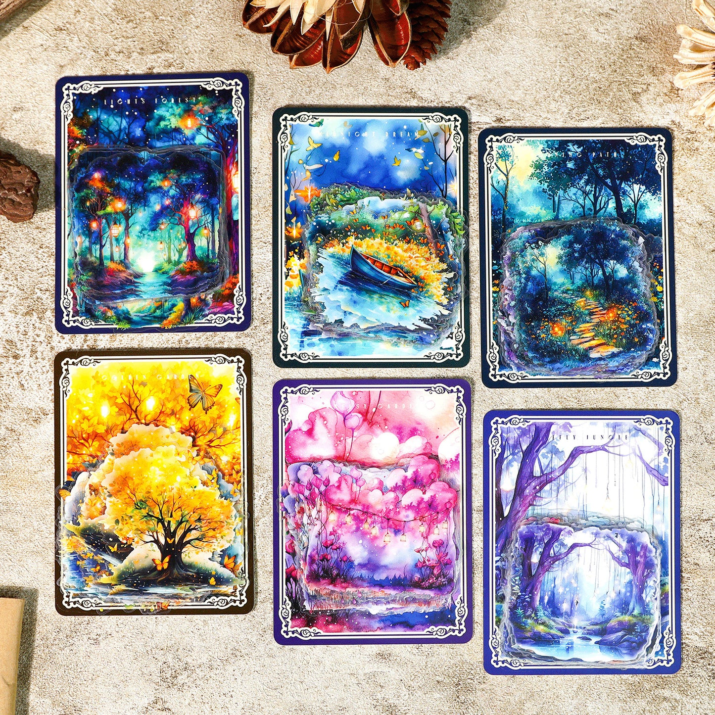 Journal sticker packs (Forest Theme)