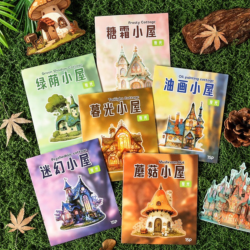 Journal hard card sticker packs