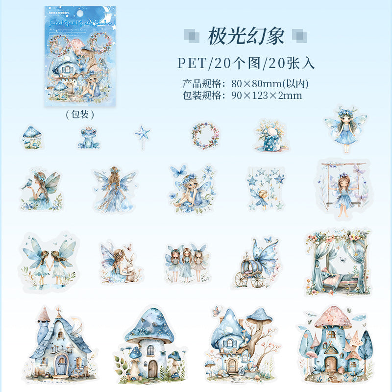 Journal PET sticker packs (Forest Elves)