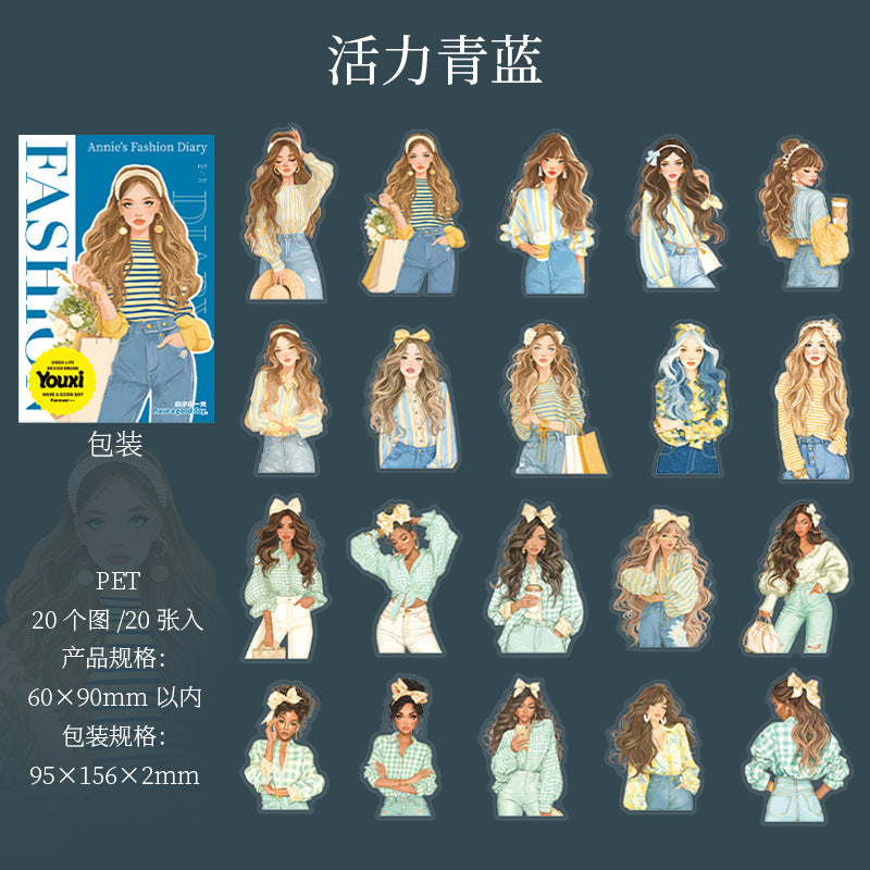 Journal PET sticker packs