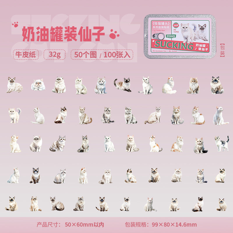 Journal sticker packs (Cat)