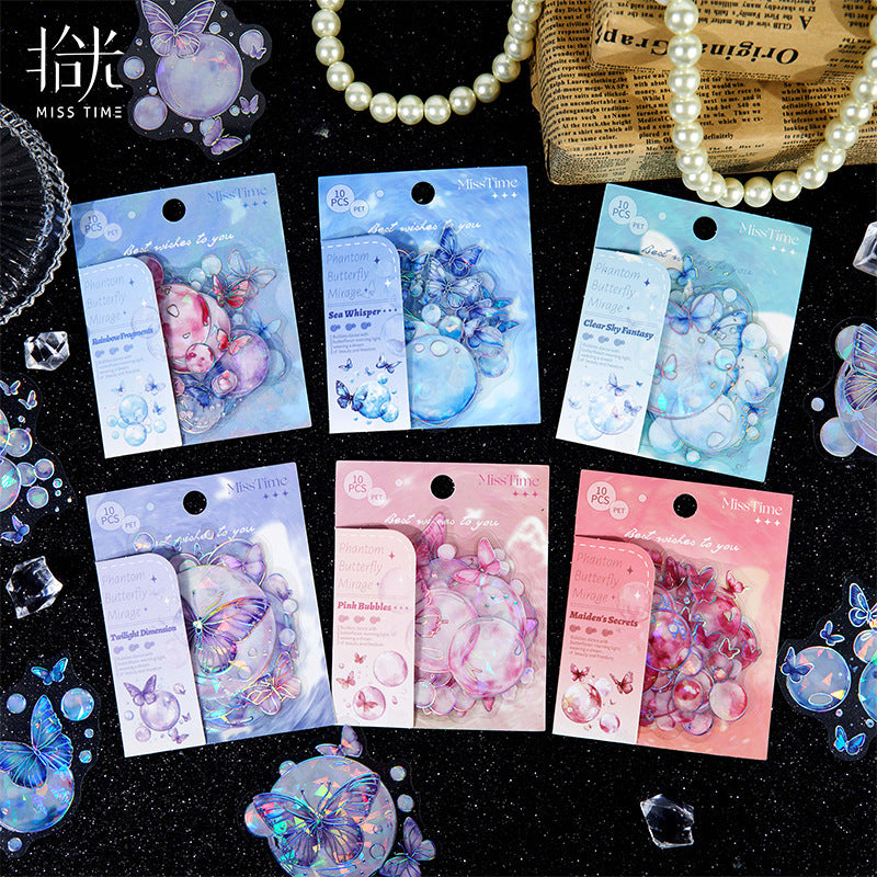 Journal sticker packs (Butterfly Bubble)