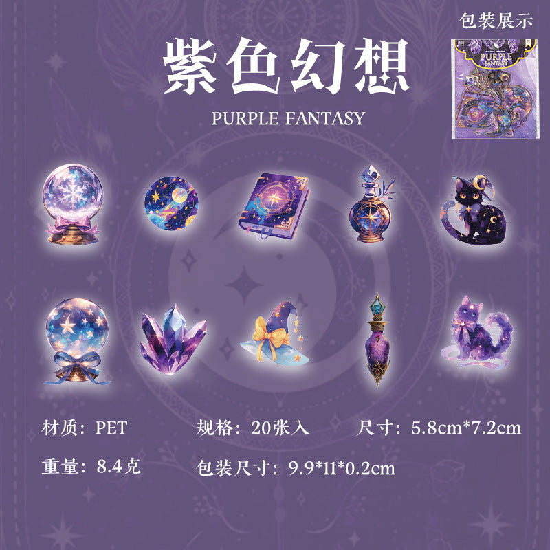 Journal PET sticker packs (Magic Series)