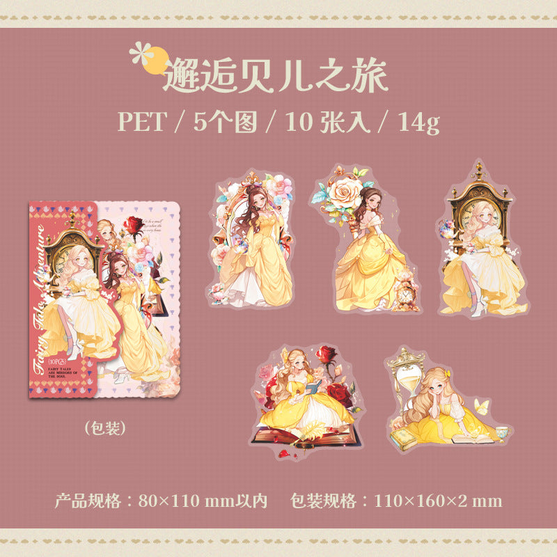 Journal PET sticker packs (Fairy Tale Theme)