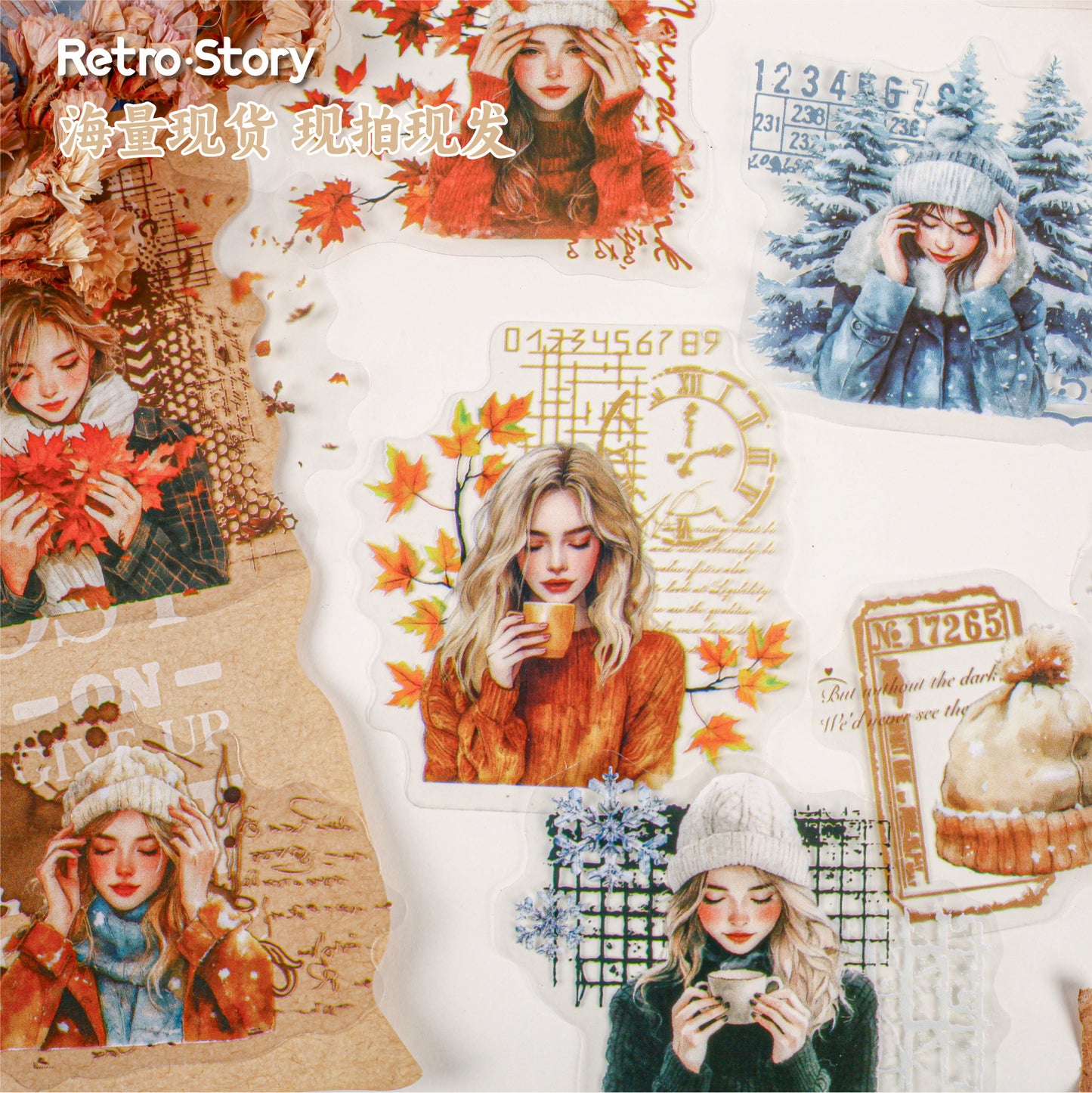 Journal sticker packs (16 sheets/pack)