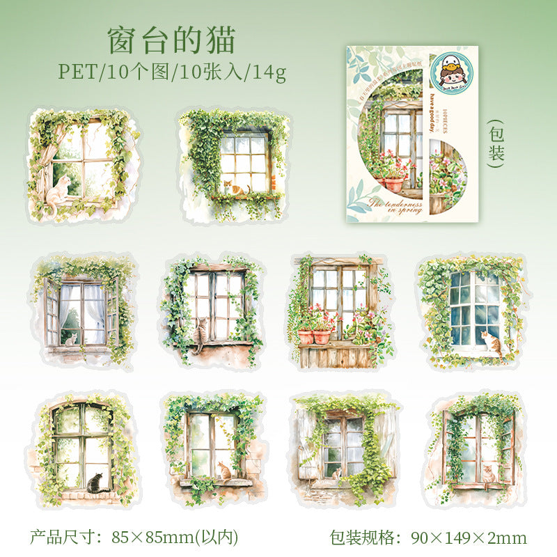 Journal sticker packs (Window view)