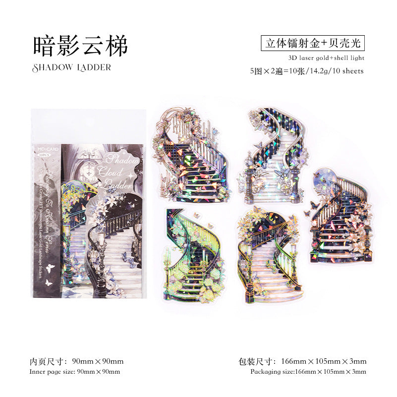 Journal sticker packs (Rose Stairs)