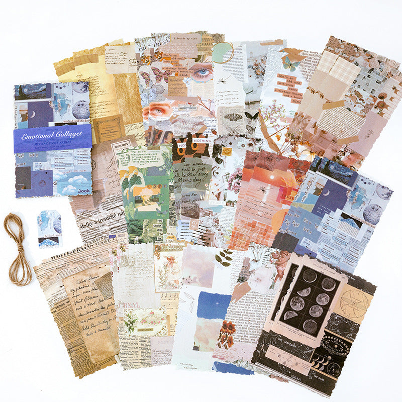 Retro Journal paper packs (30 sheets/pack)