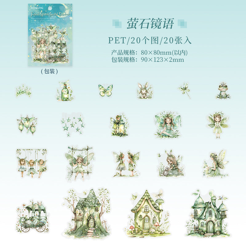 Journal PET sticker packs (Forest Elves)