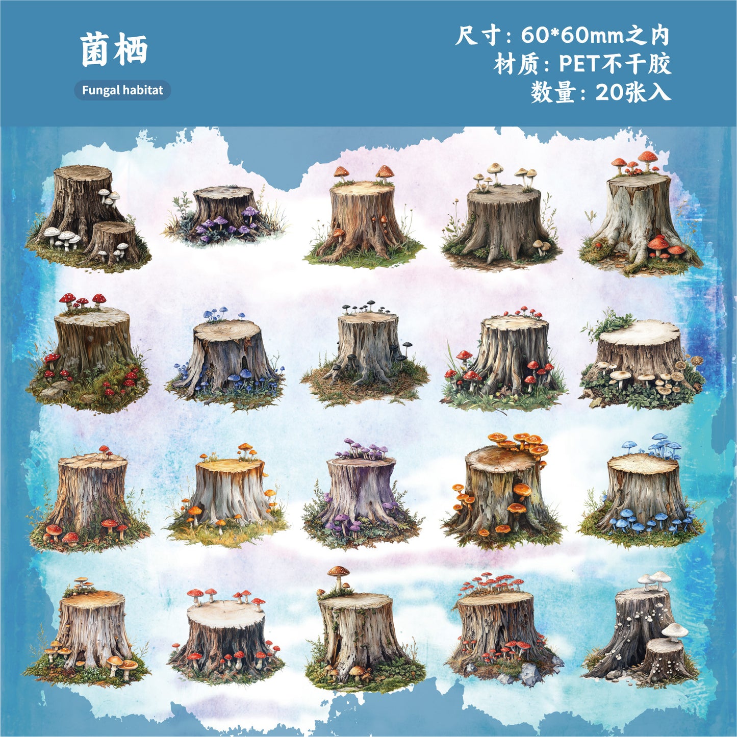 Journal PET sticker packs