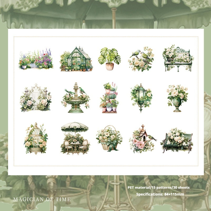 Journal sticker packs (magician of time)