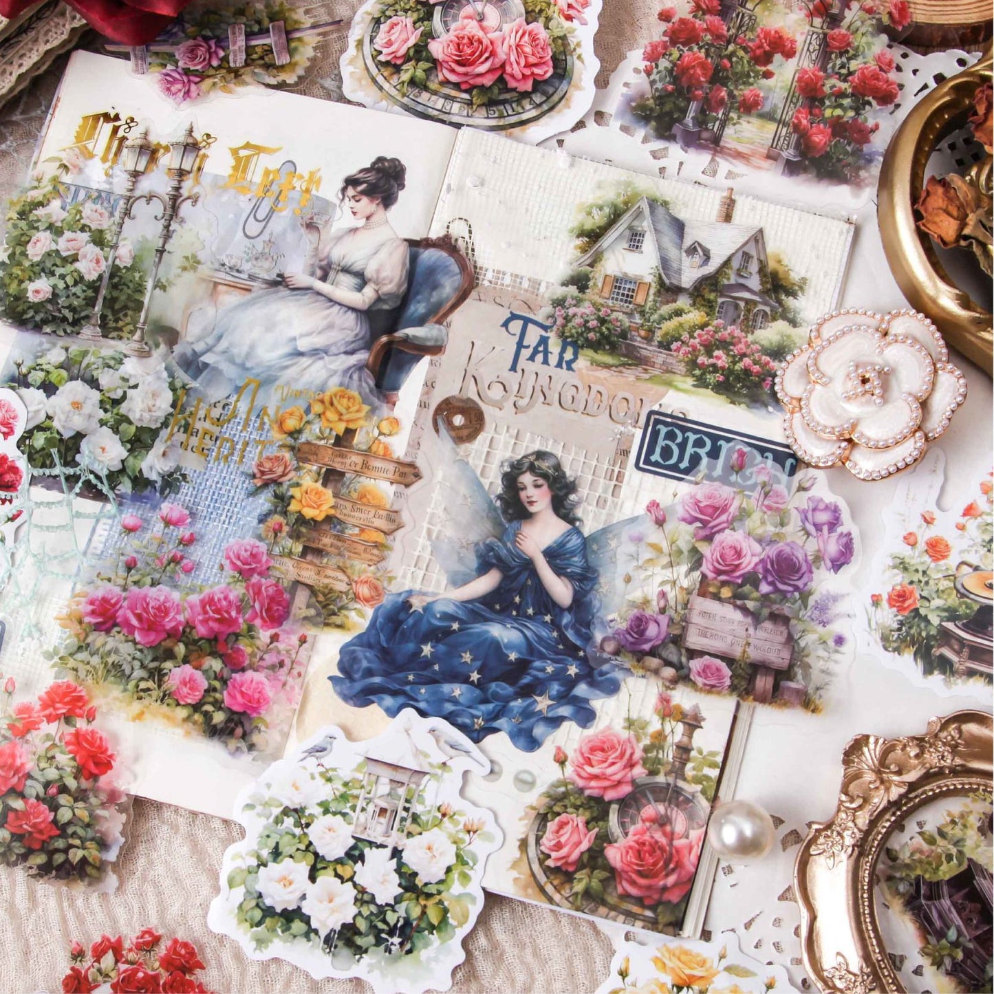 Journal sticker packs (Rose)