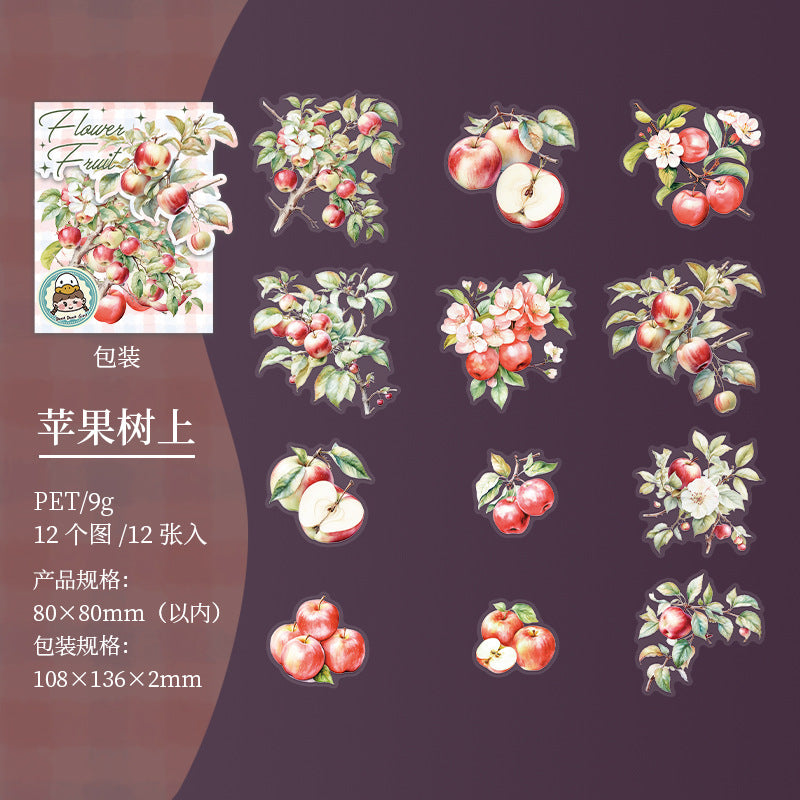 Journal sticker packs (Fruit)