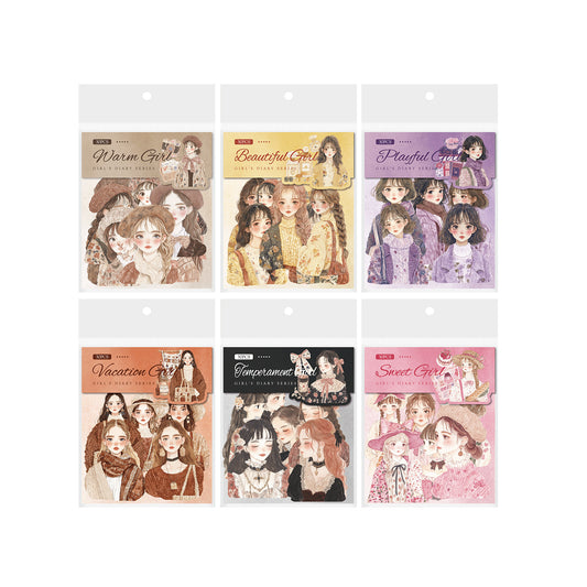 Journal sticker packs (Girl)