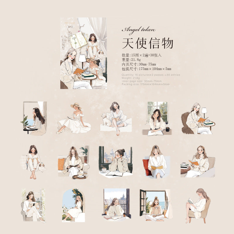 Journal sticker packs (Elegant Reading Series)