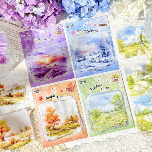 Journal PET sticker packs (Four Seasons Landscaping)
