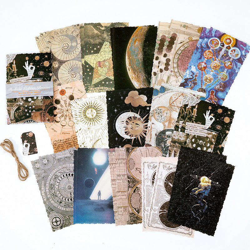 Retro Journal paper packs (30 sheets/pack)