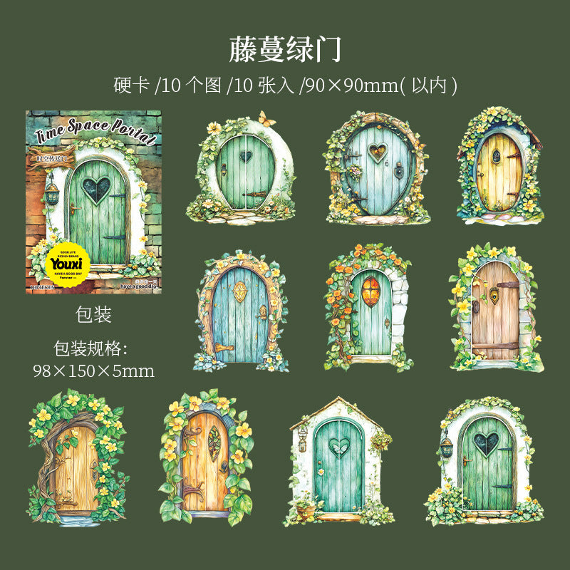 Journal hard card sticker packs