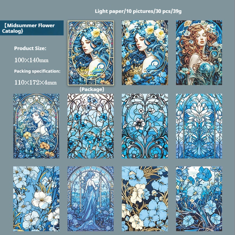 Retro Flower Journal Paper