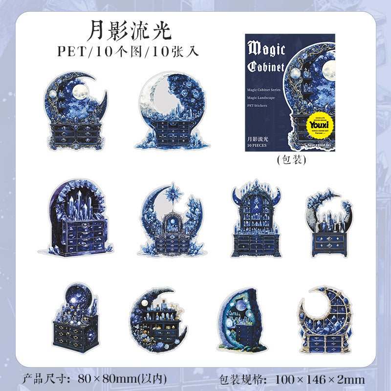 Journal PET sticker packs (Magic Cabinet)