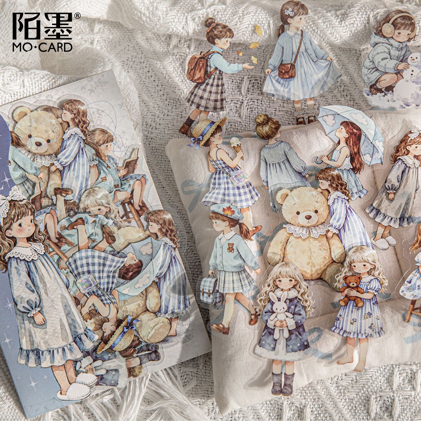 Journal PET sticker packs (Lovely girl) 30pcs/pack