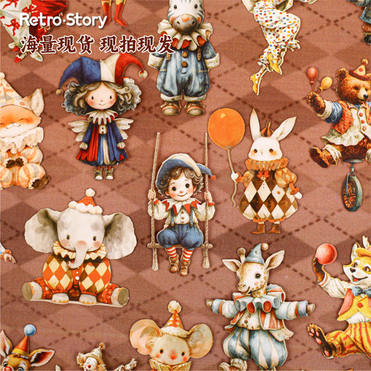 Journal hard card sticker packs (Circus）16pcs/pack