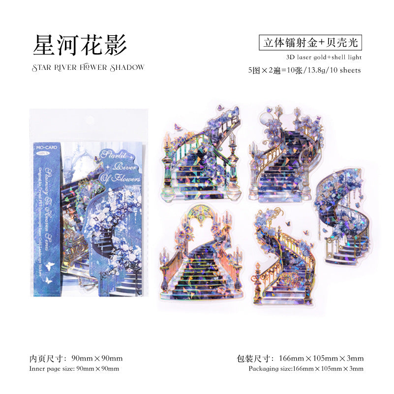 Journal sticker packs (Rose Stairs)