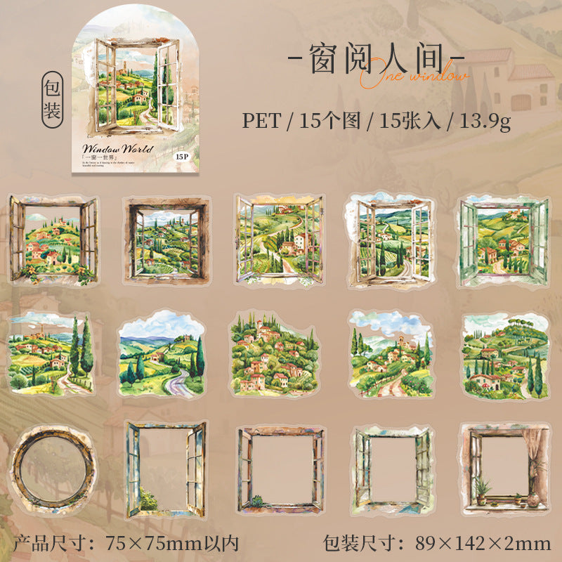 Journal PET sticker packs