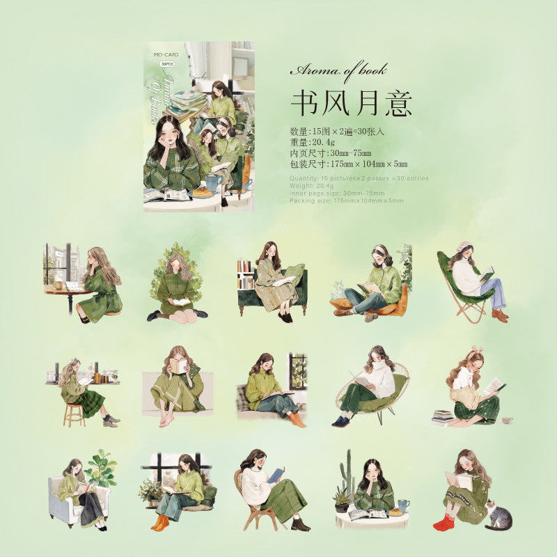 Journal sticker packs (Elegant Reading Series)