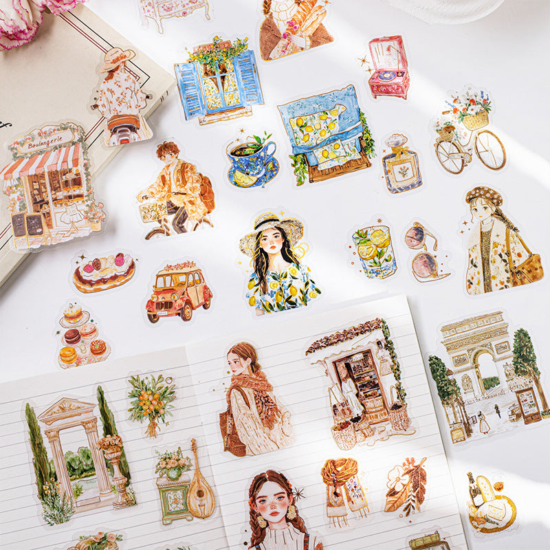 Journal sticker packs (The scenery of the residence)